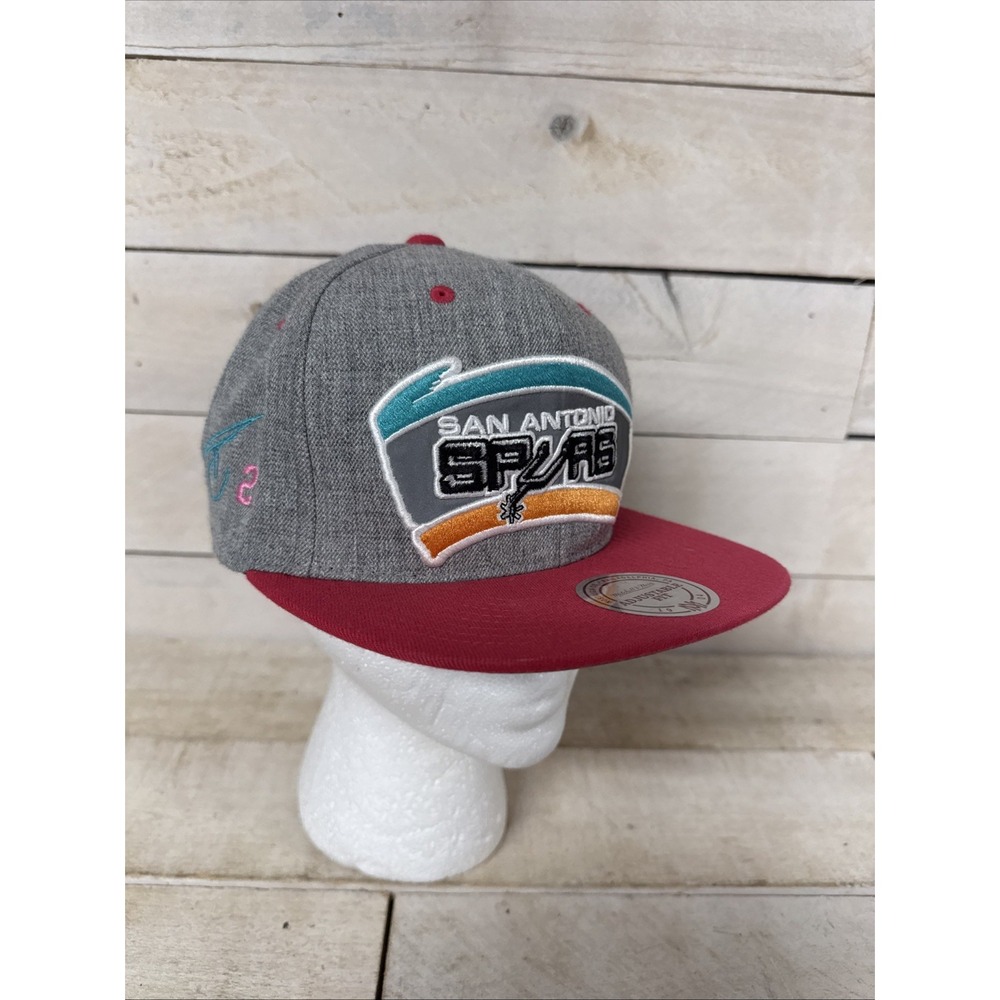 Mitchell & Ness 2 Tone Tim Duncan #21 Signature Hardwood Classics SnapBack Hat